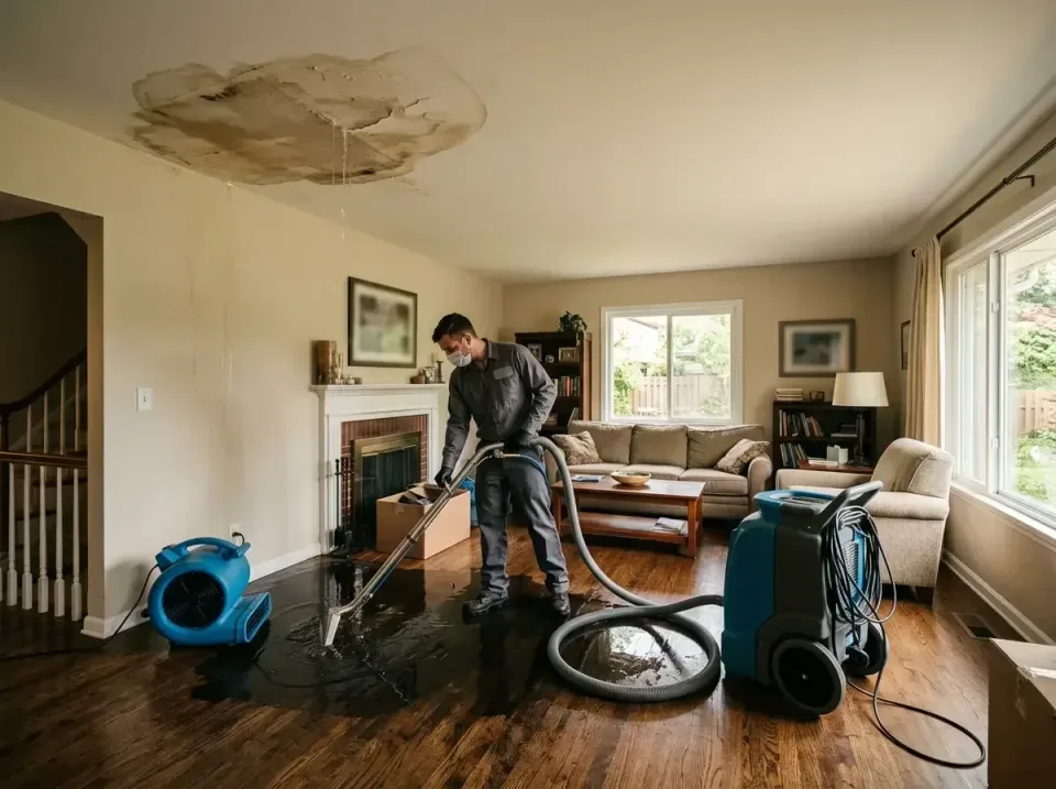 attic-pipe-burst-ceiling-drip-008 — frequently asked questions, Water Damage Restoration & Carpet Care in Germantown, MD